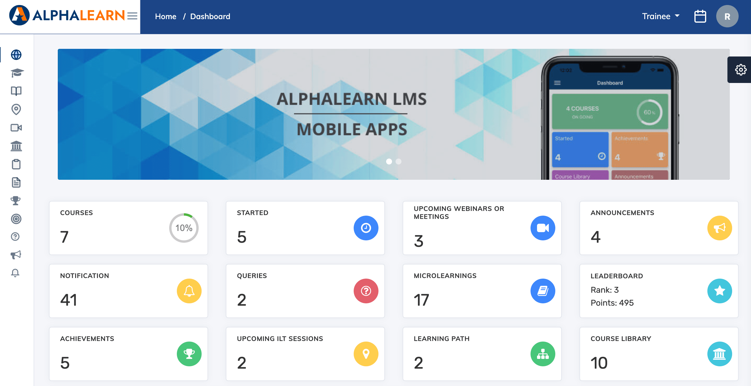 AlphaLearn Learning Management System