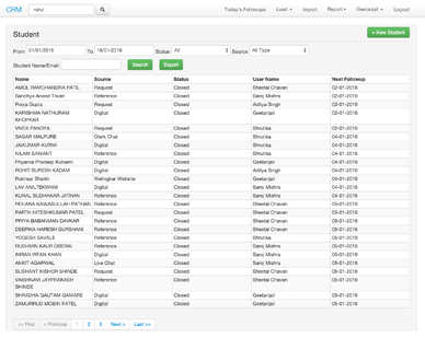 Horizzon CRM Web Application Development